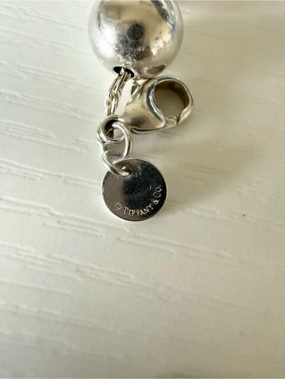 Tiffany & Co. Sterling Silver Bead Bracelet | Classic Ball Bracelet - Picture 3 of 6